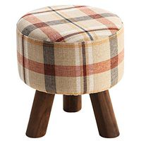 Living room footstool Cloth block Sofa stool Folding stool Solid wood shoe bench Yoga stool Small stool Wearing a shoe bench Shoe bench Multipurpose cotton cloth Versatile Bath & Shower Aids