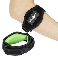 [2 Pack] Elbow Brace, Tomight Tennis Elbow Brace with Compression Pad for Both Men and Women, Green