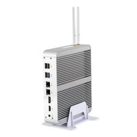 4K Fanless Mini PC,Desktop Computers,Windows 10 Pro/Linux Ubuntu,Intel Core I5 7260U,(Silver),[HUNSN BM17],[DP/HDMI/2LAN/4USB3.0/4USB2.0/Optical/SD Card Reader/WiFi],(32G RAM/512G SSD/1TB HDD)