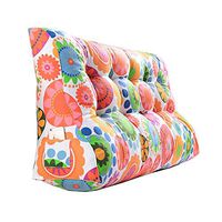 Qi Peng Mat Cushion - Triangle Cushion Double Head Board Soft Bag Lumbar Pillow Sofa Back Bedroom Bed Multi-Functional Lumbar Support Sofa Cushion (Color : D, Size : 90x30x60cm)