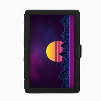 Retro Horizon 80's Tron Daft Punk Black Cigarette Case Holder Wallet RFID-blocking