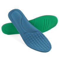 uxcell Orthotic Full Length Shoe Insoles for Men and women Arch Support Massage Insole Sponge Trim Shoes Inserts Blue W9-14/M7-12