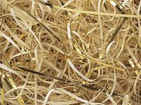 French Vanilla & Gold Veryfine Cut 10 lb Box ~ Spring-fillÂ Shred - WRAPS-SP10FVG