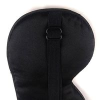 Silk Sleep Mask Eye Mask Blackout Eye Shades Cover for Women Men Sleeping Travel Shift Work Meditation Washable Reuseable Black