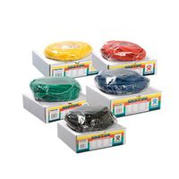 CanDo 5 Piece Latex-Free Exercise Tubing Set, Yellow Through Black