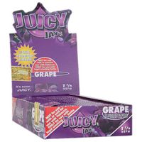 JUICY JAY'S Flavored Papers 32 Leaves 1 1/4 Grape Flavor Pack of 24