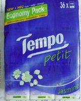 Tempo Pocket Tissues x 36pcs Petit (Neutral, Apple Wood,Jasmine,ICY Menthol,Citrus Blossom) (Jasmine)