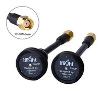 iFlight 5.8g FPV Antennas Pagoda 2 RP SMA Antenna 85mm Omnidirectional RHCP Antenna for FPV RC Drone Multicopter TX RX (Pack of 2)