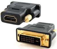 Importer520 (TM) Premium DVI-M to HDMI-F Video Adaptor - Compatible with xbox 360 Xbox One Sony PS4/ PlayStation 4/ PS3 - Gold Plated