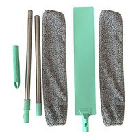 Dvluck Bedside Dust Brush Long Handle Mop Reusable Microfibre Duster Sweeping Brush