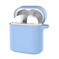 NXDA AirPods Case 360°Protective Silicone Anti-lost Protective Cover Skin Case for Huawei Honor Fly Pods (Blue)