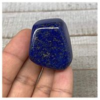 41.6g, 1.5"x1.3"x0.8", Natural Untreated Small Lapis Lazuli Tumbled Glassy Polished Gemstone, Freeform, Metaphysical, Healing Stone, F2847