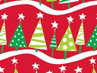 Pack of 1, Christmas Tree Rock 18" x 833' Gift Wrap Full Ream Roll for Holiday, Party, Kids' Birthday & Special Occasion Packaging