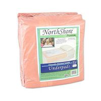 NorthShore Premium, 30 x 36, 50 oz, Tuckable Disposable Underpads, Case/50 (5/10s)