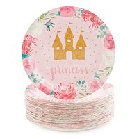 Princess Castle Party Plates 9 Inches (80 Pack)