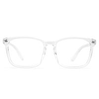 IFHTech Blue Light Blocking Glasses, Anti Eye Strain Headache (Sleep Better),Computer Reading Glasses UV400 Transparent Lens (Transparent)