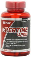 MET-Rx Creatine 4200 Diet Supplement Capsules, 120 Count