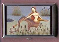 Mermaid Beautiful Classic Siren Antique Art Decorative Pill Box
