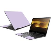 MightySkins Skin Compatible With HP Envy x360 Convertible 13" (2018) - Solid Lilac | Protective, Durable, and Unique Vinyl Decal wrap cover | Easy To Apply, Remove, and Change Styles | Made in the USA