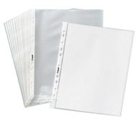 TYH Supplies 200-Pack Economy 11 Hole Clear Sheet Protectors 8-1/2 x 11 Inch Non Vinyl Acid Free