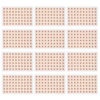 Artibetter 1800PCS Ear Seed Kit Self Adhesive Ear Seeds Acupuncture Vaccaria Plaster (10 Sheets)