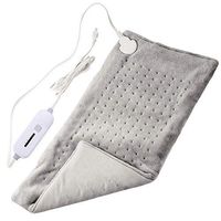 Teemour Heating Pad Electric Heating Pad for Back Relax and Cramps Relief -[12"x24"] - 3 Heat Settings Hot Heated Pad (Grey)