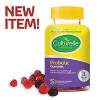 Culturelle Daily Probiotic Gummies | Prebiotic + Probiotic | from The Most Trusted Probiotic Brand | Helps Maintain a Healthy Gut | Gluten & Dairy Free | Mixed Berry Natural Flavor | 52 CT