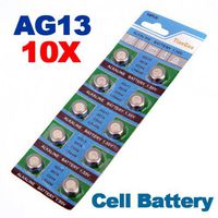 10 x AG13 LR44 G13-A D303 L1154 L1154F Alkaline Button Cell Battery