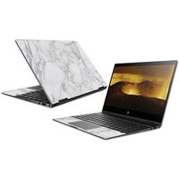 MightySkins Skin Compatible with HP Envy x360 Convertible 13" (2018) - Frost Marble | Protective, Durable, and Unique Vinyl Decal wrap Cover | Easy to Apply, Remove | Made in The USA