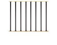 DecKorators Aluminum Powder Coated Balusters - Estate Black 32in.- 100pk