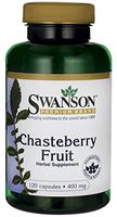 Swanson Chasteberry Fruit 400 Milligrams 120 Capsules