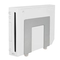 TheJD Adjustable Basic Device Wall Mount, Game Consoles, Cable Boxes, Media Players, Steel Concealable Mount_Silver Large