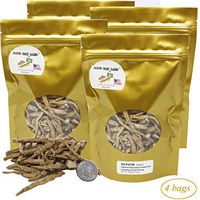 DOL Hand-Selected A Grade Cultivated Wisconsin American Ginseng Roots Fiber for Tea or Soup or Powder 美國威斯康辛州西洋參須 花旗參須 實惠四袋裝 16oz.(113g/Bag)