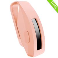 HSWAI [Updated Version] Clip Replacement for Fitbit Inspire & Fitbit Inspire HR, Made of Soft Comfortable Silicone, 360°Protection [No More Lost Trackers](Clip-Light Pink)