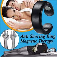 Dream-Zone 1 Piece Anti Snoring Ring Stopper Sleeping Breath Aid Acupressure Treatment Stop Snore Health Care Magnetic Therapy Finger Ring