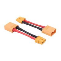 OliRC 2pcs Male XT90 to Female XT60 Connector Adapter with 14awg 2in Cable(C96-2)