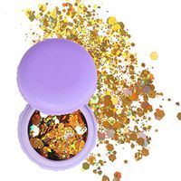 Hunputa Nail Sticker,Fashion Nail Art Flake Chunky Glitter Pots Nail Face Eye Shadow Tattoo Festival Body Dance Party (H)