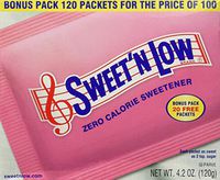 SWEET'N Low Powder PAKS 100+20