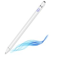 SOCLL Active Stylus Digital Pen for Touch Screens,Compatible for iPad iPhone Samsung Phone &Tablets, for Drawing and Handwriting on Touch Screen Smartphones & Tablets (iOS/Android) (White)