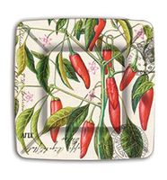 Michel Design Works 8 Count Dinner Paper Plates, Chili Pepper