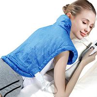 XL Shoulder and Back Heating Pad for  Pain Relief - Soft Heat Wrap with Auto Shut Off and Fast-Heating Technology - Electric Heated Pad with Moist Heat Therapy and Machine Washable 24"X25"