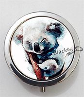 BlackKey Koala 3-Compartment Decorative Pocket Gift Box Case Organizer for Pill, Color 1 -2258