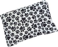 Caylee's Creations Microwavable Corn Filled Heating Pad and Cold Pack/Washable 100% Cotton Cover (7.5"Wx11"L, Paw Prints)