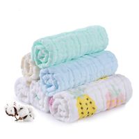 Baby Muslin Washcloths, Soft Newborn Baby Face Towels, Multi-Purpose Natural 100% Cotton Baby Towels, 6 Pack 10"X10" by PB PEGGYBUY (6 Pack)