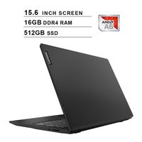 2020 Lenovo Newest IdeaPad S145 15.6 Inch Premium Laptop, AMD APU A6-9225 up to 3.1 GHz, AMD Radeon R4, 16GB DDR4 RAM, 512GB SSD, WiFi, Bluetooth, HDMI, Webcam, Windows 10, Black