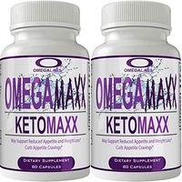Omegamaxx Keto Pills 800mg Advanced Ketones BHB (2 Bottle Pack) Omega Maxx Ketogenic Supplement for Weight Loss Pills 60 Capsules 800 MG GO BHB Salts to Help Your Body Enter Ketosis More Quickly