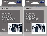 Instand Film Wide Monochrome Film, 10 Exposures (2 Boxes)