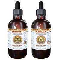 SLEEPALL - HawaiiPharm's Fast Acting Liquid Sleep Aid Natural Premium Herbal Extract Sleep Support Much More Powerful Than a Capsules or Tablets 2x2 oz