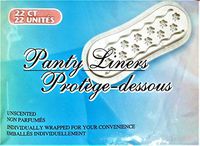 Panty Liners (Protoge-Dessous) - Package of 22 Count