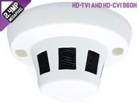 HDVD 2.4MP 1080p Full HD 4-IN-1 (AHD, HD-TVI, HD-CVI, 960H) CCTV Security Surveillance HD Smoke Detector Hidden Camera